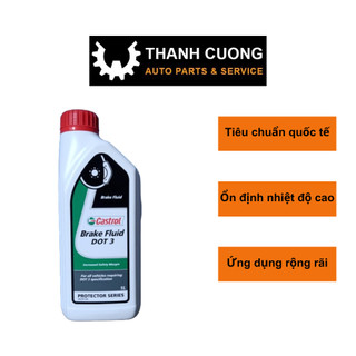 Dầu phanh, dầu thắng castrol brake fluid dot 3 hàng chính hãng...dùng cho xe máy, xe ô tô