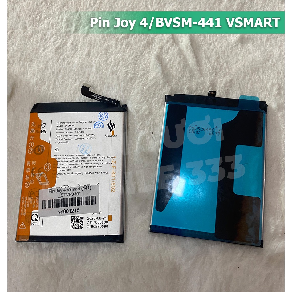 Pin vsmart joy4/bvsm441 ,mới