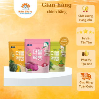 Bánh gạo hữu cơ Bebecook Hàn Quốc dạng miếng cho bé ăn dặm từ 6 tháng gói 30gr