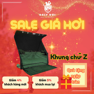 Khung tập golf tại nhà chữ Z kích thước 2.5m x 2.5m chính hãng PGM