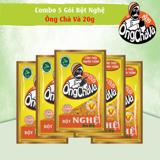 Combo 5 gói bột nghệ ông chà và 20g