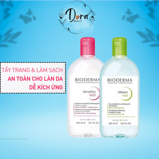 Nước tẩy trang Bioderma Sensibio H2O Chính Hãng Cho Da Dầu Mụn Và Da Nhạy Cảm 500ml