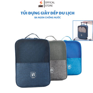 Túi đựng giày dép du lịch, thể thao tiện dụng ba ngăn chống nước