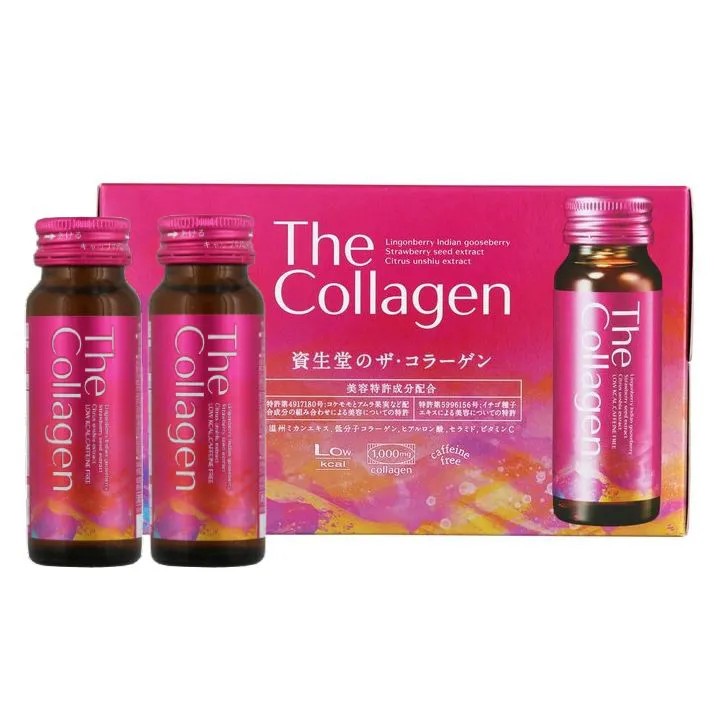 Nước Uống The Collagen Shiseido Nhật Bản Hộp 10 Chai Hỗ Trợ Sáng Da