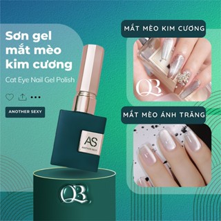 Sơn gel AS mắt mèo kim cương, mắt mèo ánh trăng JSM B không làm tối màu nền chai 15ml