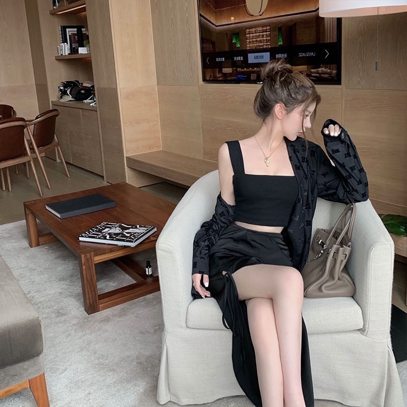 Áo Croptop Nữ Hai Dây Quai Lớn Cổ Vuông Chất Cotton Mềm Mịn Ôm Dáng Sexy Mailyly Store | BigBuy360 - bigbuy360.vn