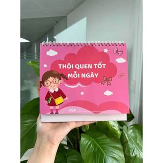 Sách- Bộ Lịch Thói Quen Tốt Mỗi Ngày - Sổ tay rèn luyện kỷ luật tự giác