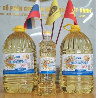 Dầu hướng dương chiên xào hữu cơ 3 KOPEIKY can 5L