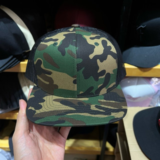 Nón snapback camo lưới đen chất lượng cao