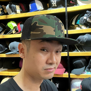 Nón snapback camo lưới đen chất lượng cao