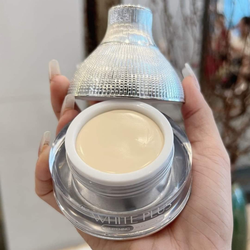 Kem Face Lười Thượng Hạng Queenie Skin Chính Hãng - Kem Dưỡng Trăng Da Mặt White Plus 35g
