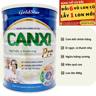 [TIÊU CHUẨN HOA KỲ] Sữa Canxi GOLDSTAR CANXI 900G ngừa loãng xương, vị thanh nhạt, date luôn mới
