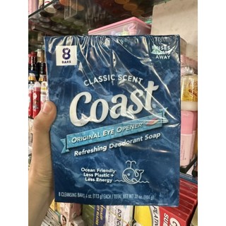 Lốc 8 Cục Xà Bông Coast Mỹ