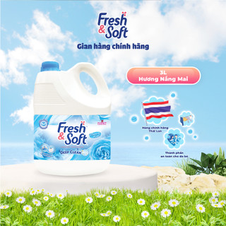Nước giặt Fresh & Soft Xanh 3L