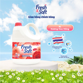 Nước giặt Fresh & Soft Xanh 3L