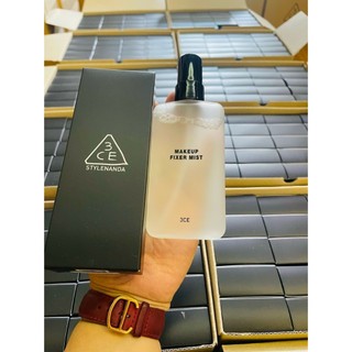 Xịt Khoáng Khoá Makeup 3ce Shimmer Makeup Fixer & Makeup Fixer Mist