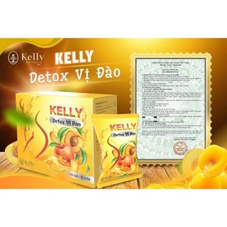 trà đào giảm Cân Kelly Detox Mua 1 Tặng 1!
