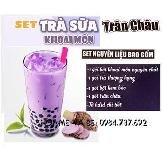 SET MILO DẦM - SET TRÀ SỮA TRÂN CHÂU ĐƯỜNG ĐEN