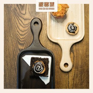 Khay gỗ decor trang trí, đựng đồ ăn, đĩa gỗ thớt gỗ chụp ảnh decor kiểu Nhật - khodogohanoi