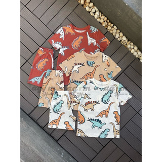 Set 3 bộ đùi hình khủng long in tràn cho bé trai