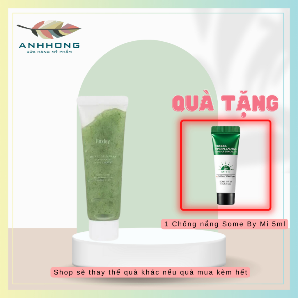 Tẩy Tế Bào Chết, Dưỡng Da Chiết Xuất Từ Xương Rồng Huxley Scrub Mask Therapy 30g