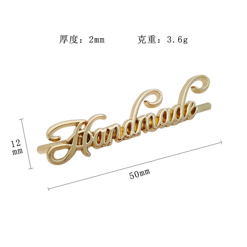 Mác Handmade Chữ Kim Loại
