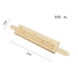Mác Handmade Chữ Kim Loại