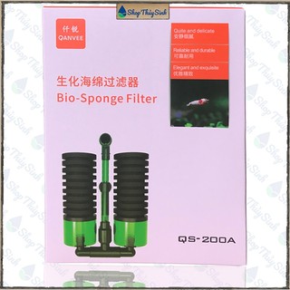 Lọc vi sinh Bio QanVee QS-200A chuyên cho hồ tép cảnh và cá