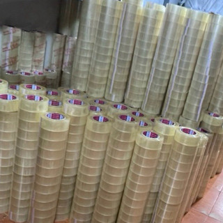 {bán sỉ }Băng keo trong /đục 6cm -100ya ( cây = 5 cuộn )