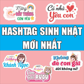 Hastag Sinh Nhật, Bảng cầm tay chụp ảnh Sinh Nhật