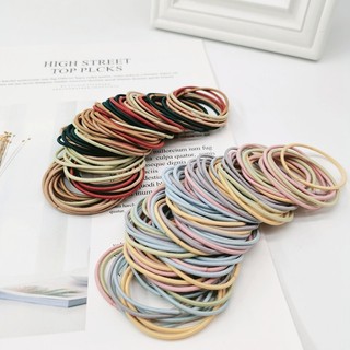 Set 100 Dây Cột Tóc Siêu Bền, Siêu Dai, Siêu Chắc