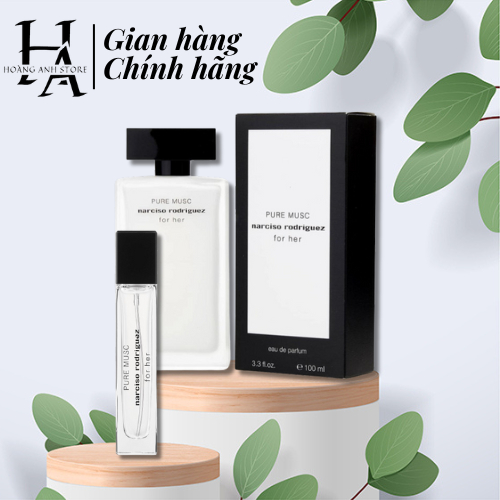 Nước hoa nữ Leona Parfum Nar Rodriguez For Her Pure Musc, Nar trắng lưu hương lâu dịu nhẹ quyến rũ c