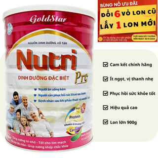 Sữa phục hồi GOLDSTAR NUTRI 900G cho người bệnh, người cần bổ sung dinh dưỡng, tăng đề kháng, thích hợp mọi lứa tuổi