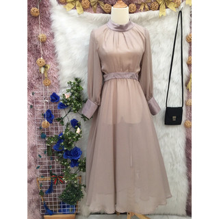 Đầm Xoè Dáng Dài Sang Đẹp 2 hand hiệu G.R.L- Size S(#Đ265)🌹