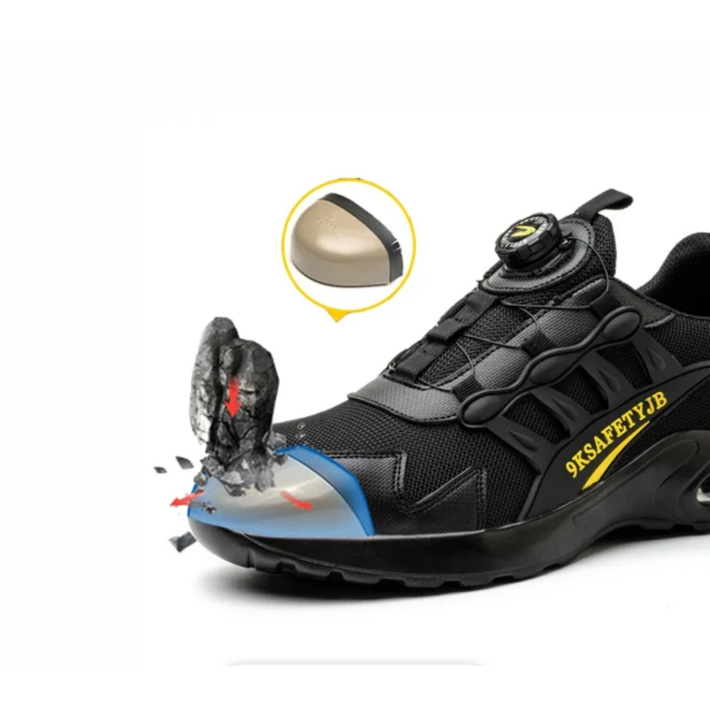 Giày Bảo Hộ Lao Động Mũi Thép Chống Đâm Xuyên Chống Va Đập Siêu Nhẹ