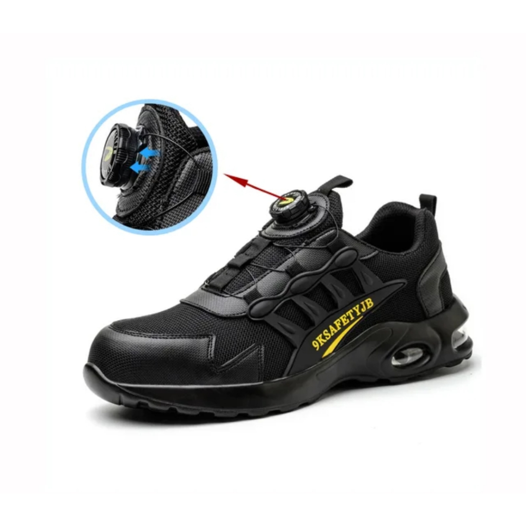 Giày Bảo Hộ Lao Động Mũi Thép Chống Đâm Xuyên Chống Va Đập Siêu Nhẹ