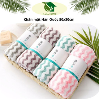 Khăn mặt xuất Hàn - Siêu thấm hút, siêu mềm 30x50cm