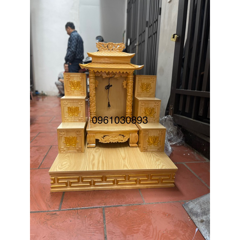 bậc tam cấp mặt 16 và bệ 70cm