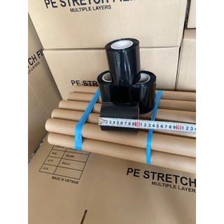Màng PE đen khổ 10cm nặng 400gr ĐEN THUI