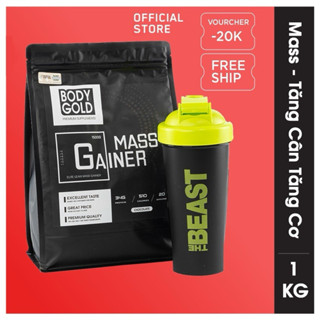 ComBo 2 Túi Sữa Tăng Cân Mass Body Gold 3 Kg + Quà Tặng