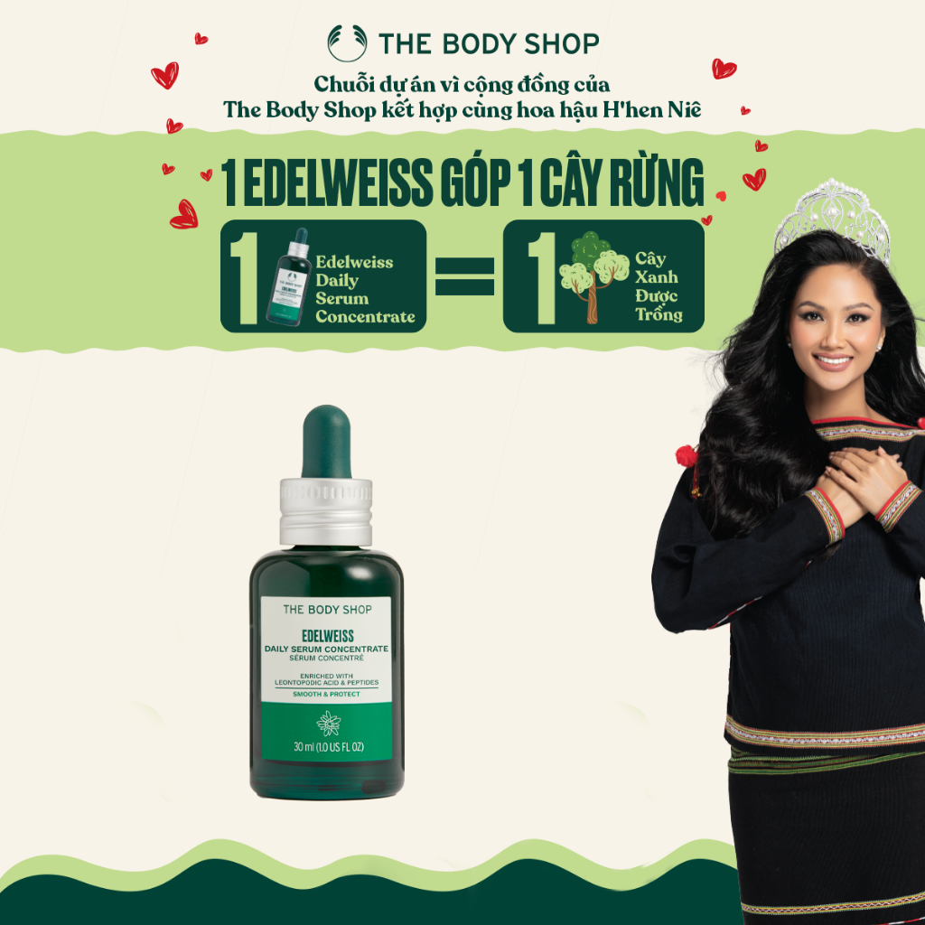 Tinh Chất Tái Tạo Da The Body Shop Edelweiss Daily Serum Concentrate 30ML