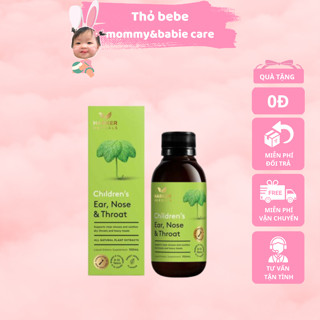Siro Harker xanh lá Siro Tai Mũi Họng Herbals Ear, Nose & Throat New Zealand 150ml - hanzo2009