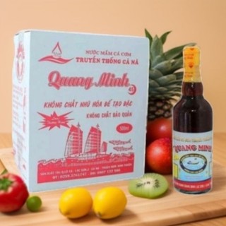 Thùng 6 chai 500ml 45 độ nước mắm quang minh cà ná ninh thuận