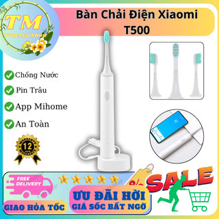 Bàn chải điện xiaomi Mijia T500,T300,T100-Chống nước tuyệt đối-Pin siêu trâu-Kết nối qua App Mihome