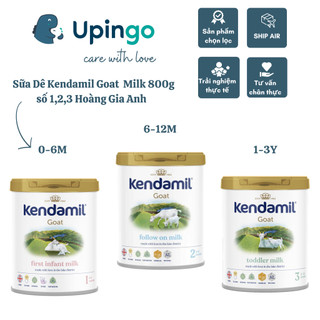 Sữa dê kendamil goat số 1,2,3 800g nội địa anh mẫu mới