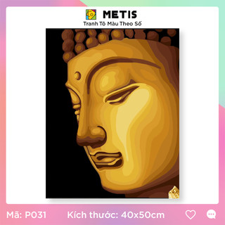 Tranh tô màu số hoá Đức Phật mẫu mới METIS căng khung sẵn đầy phụ kiện P031