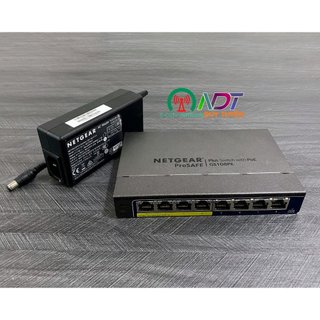 ✅ netgear gs108pe v3 / 8 port with 4-ports poe gigabit ethernet , chia mạng lan , smart managed plus switch , có vlan