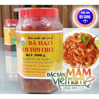 Mắm tôm chua bà hai gò công - đặc sản tiền giang