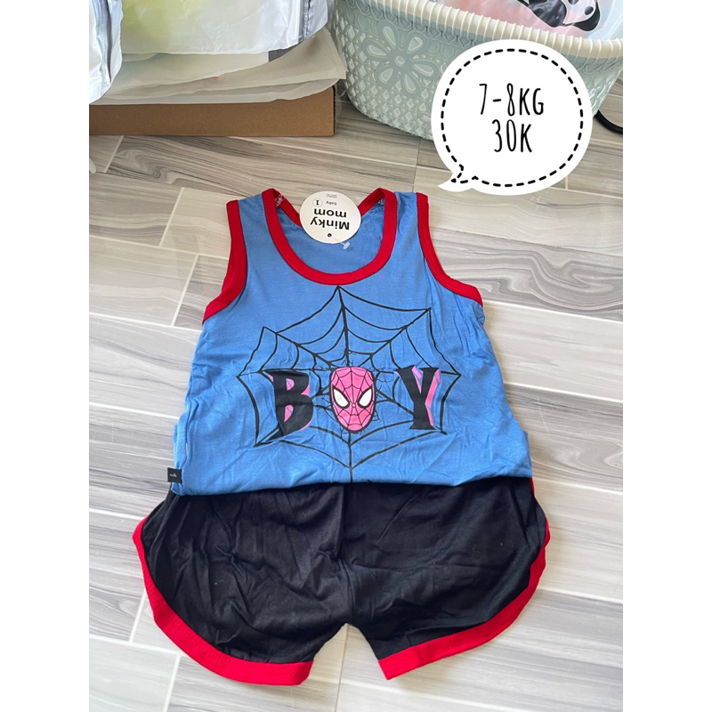 Bộ Ba Lỗ Thun Lạnh Nhện [7-8kg]