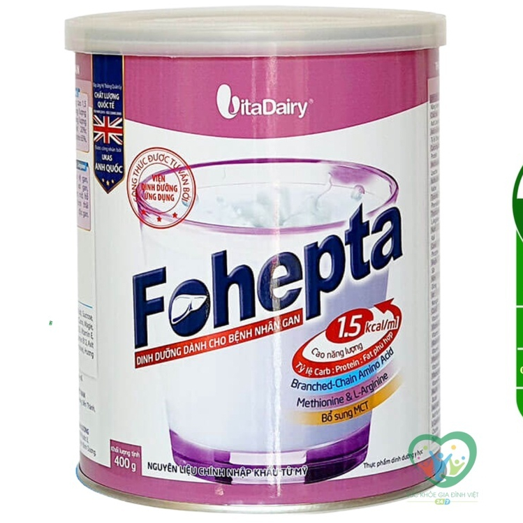 Sữa Fohepta 400g cho người bệnh gan HSD 2028